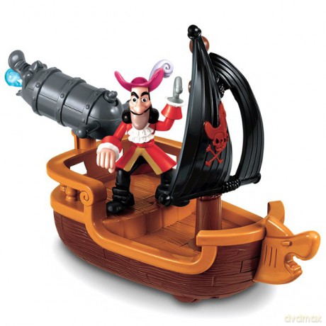 FISHER PRICE Jake i Piraci z Nibylandii Statek Kapitana Haka W5264 [ZABAWKA]