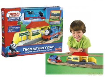 FISHER PRICE Track Masters Pracowity dzień Tomka R9488 [ZABAWKA]