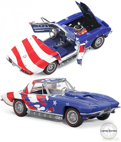 FRANKLIN 1967 Stars and Stripes Corvette B11E498 [MODELARSTWO]