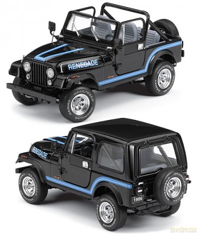 FRANKLIN 1986 Jeep CJ7 Renegade B11E903 [MODELARSTWO]