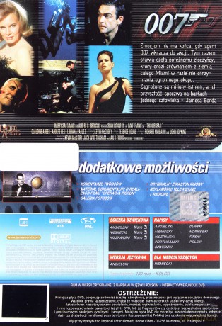 007 James Bond Operacja Piorun [DVD]