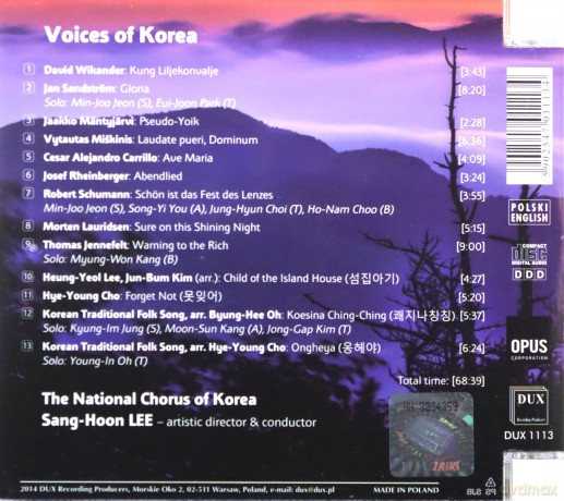 Voices of Korea [CD]