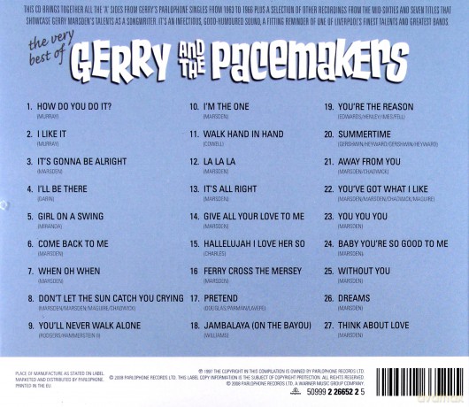 Gerry & The Pacemakers: Best Of [CD]