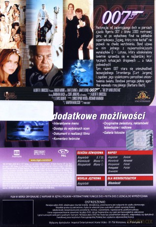 007 James Bond Szpieg, który mnie kochał [DVD]