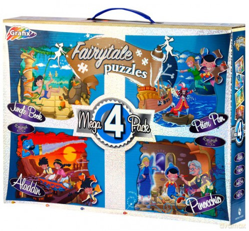 GRAFIX Bajkowy Świat dla Chłopców 12-0253 [PUZZLE]