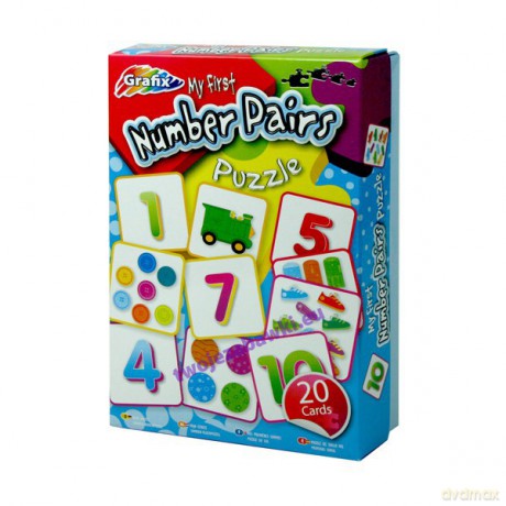 GRAFIX Puzzle Uczę się Cyferek 12-0277 [PUZZLE]