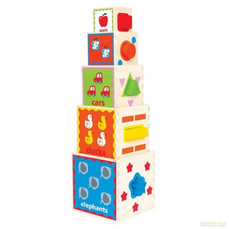 HAPE Edukacyjna Piramida E0413 [ZABAWKA]