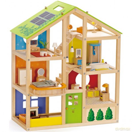 HAPE Domek Edukacyjny z Wyposażeniem E3401 [ZABAWKA]