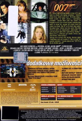 007 James Bond Świat to za mało [DVD]