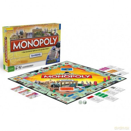 HASBRO GRA MONOPOLY TU I TERAZ BANKING 114 [GRA]