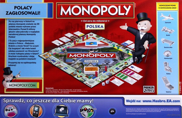 HASBRO Gra Monopoly Polska 1610 [GRA]