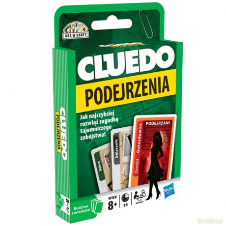 HASBRO Gra Cluedo Podejrzani 37386 [GRA]