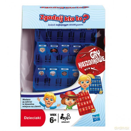 HASBRO Gra Zgadnij Kto To Kieszonkowe 27469 [GRA]