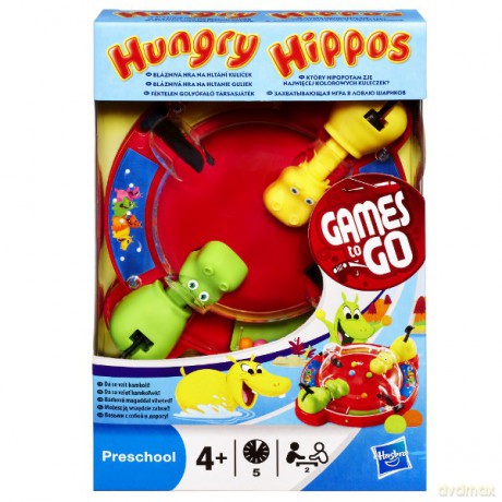 HASBRO Gra Głodne Hipcie kieszonkowe 27470 [GRA]