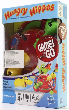 HASBRO Gra Głodne Hipcie kieszonkowe 27470 [GRA]