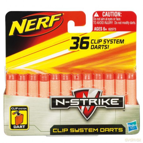 HASBRO Nerf Strzałki Clip System 36 szt. 62573 [ZABAWKA]