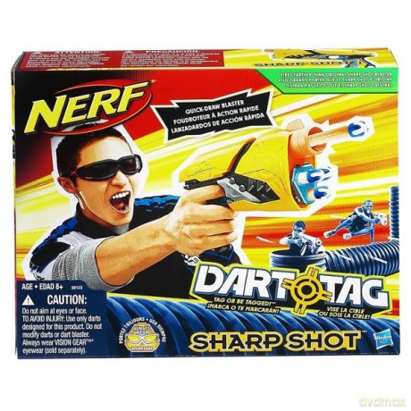 HASBRO Nerf Pistolet na rzutki SharpShot 38123 [ZABAWKA]