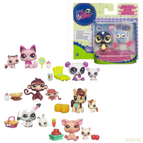 HASBRO Pet Shop Zest. Dzieciak z mamą 38678 [ZABAWKA]