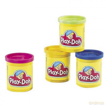 HASBRO PlayDoh 4 Tuby Różne Kolory 22114 [ZABAWKA]