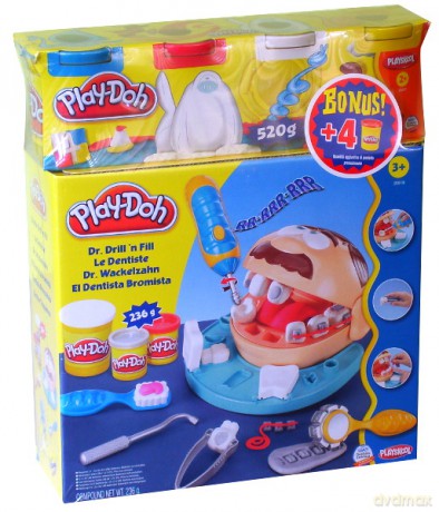 HASBRO PlayDoh Zest. Dentysta 4 tuby 20628 [ZABAWKA]