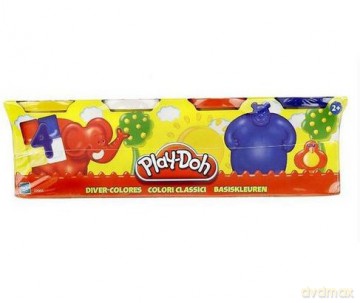 HASBRO PLAYDOH ZEST.4 TUBY KOL. PODST. 22000 [ZABAWKA]