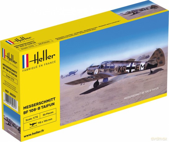 HELLER Messerschmitt Bf 108 B "Taifun" 80231 [MODELARSTWO]