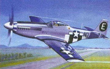 HELLER P51 Mustang 80268 [MODELARSTWO]