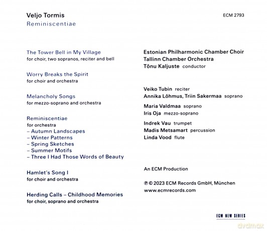 Tormis Velio: Reminiscentiae [CD]