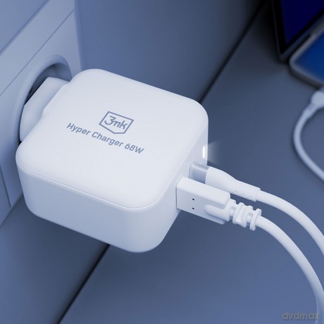Ładowarka sieciowa 3mk Hyper Charger 68W biała