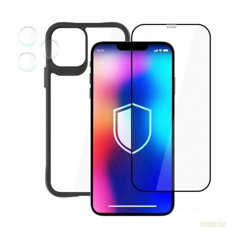 Apple iPhone 12/12 Pro - 3mk Comfort Set 4 in 1