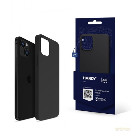 Apple iPhone 13 - 3mk Hardy Silicone MagCase Midnight-Black