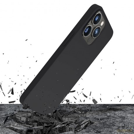Apple iPhone 13 Pro Max - 3mk Hardy Silicone MagCase Graphite Gray-Black