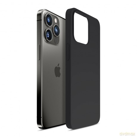 Apple iPhone 13 Pro Max - 3mk Hardy Silicone MagCase Graphite Gray-Black
