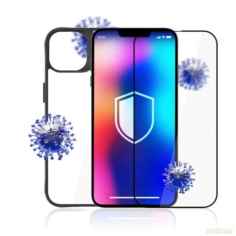 Zestaw - Etui - Szkło na ekran i aparat  do Apple iPhone 14 - 3mk Comfort Set 4 in 1