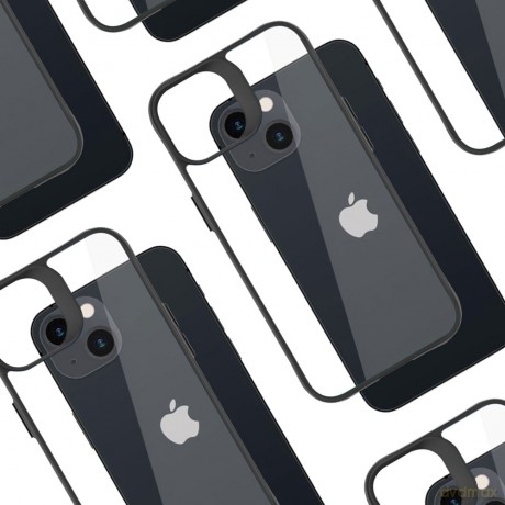 Zestaw - Etui - Szkło na ekran i aparat  do Apple iPhone 14 - 3mk Comfort Set 4 in 1