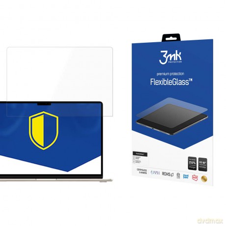 Szkło do Apple Macbook Air 15,3 2023 - 3mk FlexibleGlass 17''