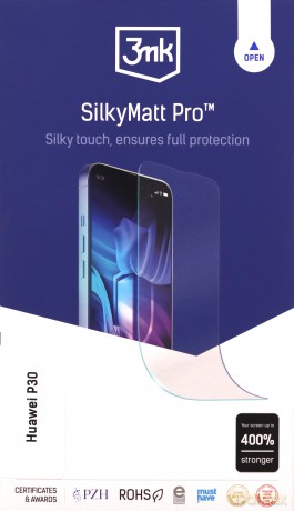 Folia Ochronna Matowa do Huawei P30 - 3mk Silky Matt Pro
