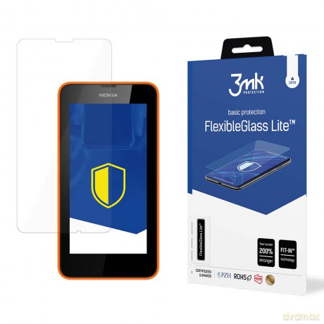 Nokia Lumia 630 - 3mk FlexibleGlass Lite