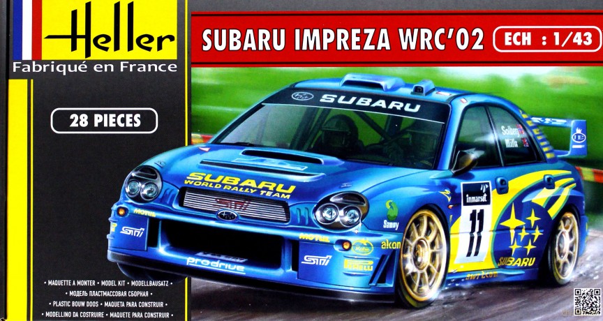 HELLER Subaru Impreza WRC 2002 80199 [MODELARSTWO]