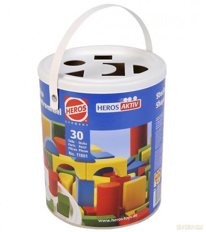 HEROS KOLOR. KLOCKI O RÓŻNYCH KSZTAŁTACH 100011801 [KLOCKI]