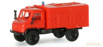 HERPA Unimog Dry Fire Engine 750 (red) 742559 [MODELARSTWO]