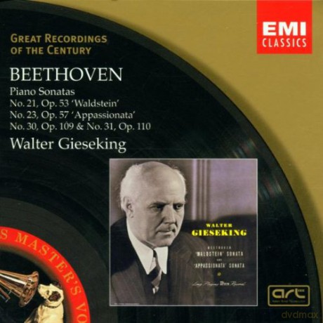 Gieseking: Groc-Piano Sonatas Opp.53,57,109&110 [CD]