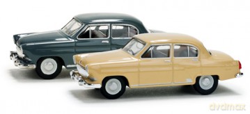 HERPA Cars set Wolga M 21 (2 pieces) 65337 [MODELARSTWO]