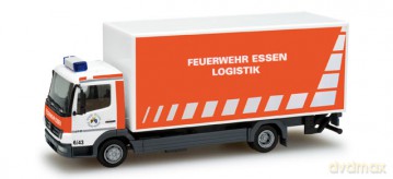 HERPA MercedesBenz Atego Box Trailer 49481 [MODELARSTWO]