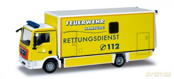 HERPA MAN TGL SRTW Fire Brigade Hamburg 90049 [MODELARSTWO]