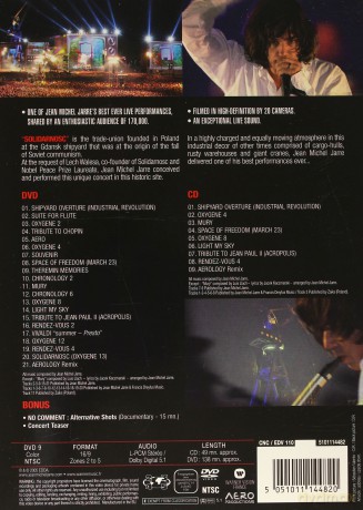 Jean Michel Jarre: Solidarność Live [DVD]+[CD]