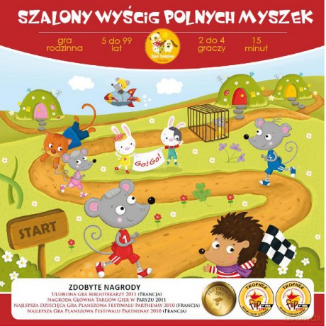HOBBITY Gra Szalony wyścig polnych myszy 7003 [GRA]