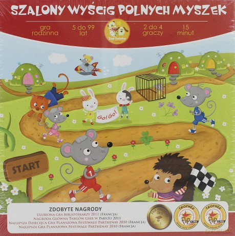HOBBITY Gra Szalony wyścig polnych myszy 7003 [GRA]