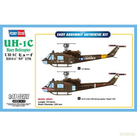 HOBBY BOSS Bell UH1C Huey Helicopter 85803 [MODELARSTWO]
