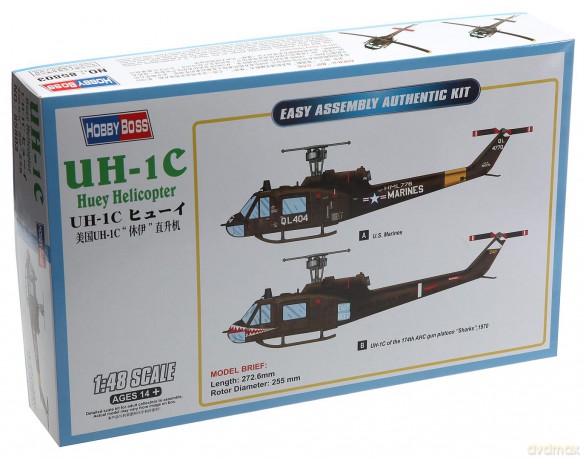 HOBBY BOSS Bell UH1C Huey Helicopter 85803 [MODELARSTWO]